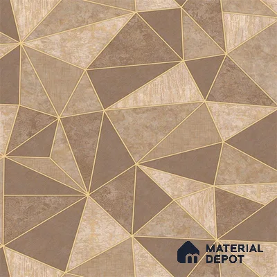 P61 4061 | 10 Meter x 21 Inches Geometric Look Wallpaper - 57.41 Sq. Ft. | Minimum 15% wastage during installation
