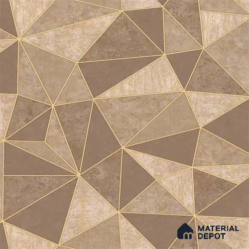 P61 4061 | 10 Meter x 21 Inches Geometric Look Wallpaper - 57.41 Sq. Ft. | Minimum 15% wastage during installation