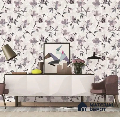 6021 | 10 Meter x 21 Inches Florals Look Wallpaper - 57.41 Sq. Ft. | Minimum 15% wastage during installation