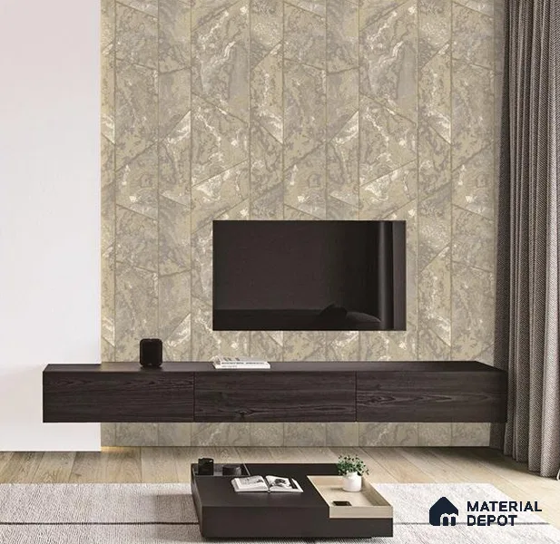 6026 | 10 Meter x 21 Inches Geometric Look Wallpaper - 57.41 Sq. Ft. | Minimum 15% wastage during installation