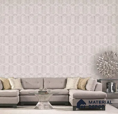 6035 | 10 Meter x 21 Inches Geometric Look Wallpaper - 57.41 Sq. Ft. | Minimum 15% wastage during installation