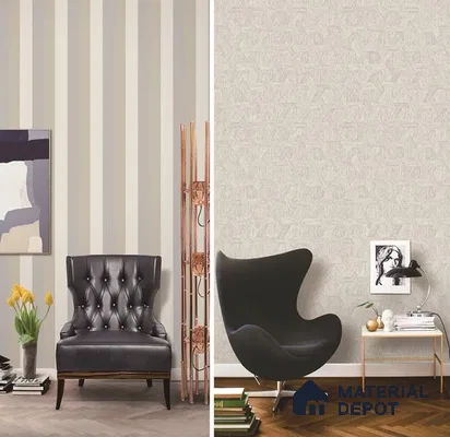 6060 | 10 Meter x 21 Inches Stripes Look Wallpaper - 57.41 Sq. Ft. | Minimum 15% wastage during installation