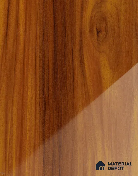 Wooden Look LM 18981 8 ft x 4 ft Glossy Finish Decorative Laminate - 0.8 mm | Suitable for TV Unit, Wardrobe, Kitchen Cabinets