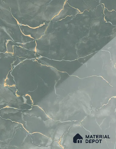Grey Marble Look LM 18968 8 ft x 4 ft Glossy Finish Decorative Laminate - 0.8 mm | Suitable for TV Unit, Wardrobe, Kitchen Cabinets