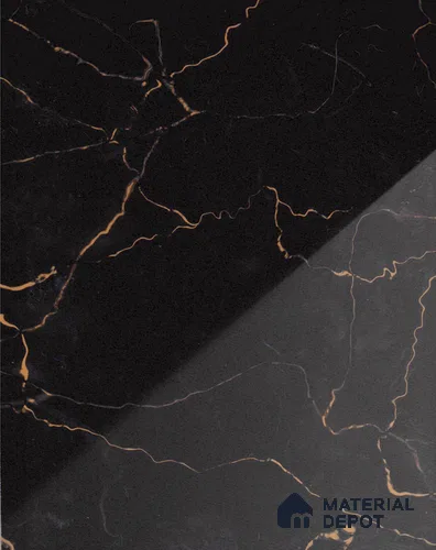 Brown Marble Look LM 18967 8 ft x 4 ft Glossy Finish Decorative Laminate - 0.8 mm | Suitable for TV Unit, Wardrobe, Kitchen Cabinets