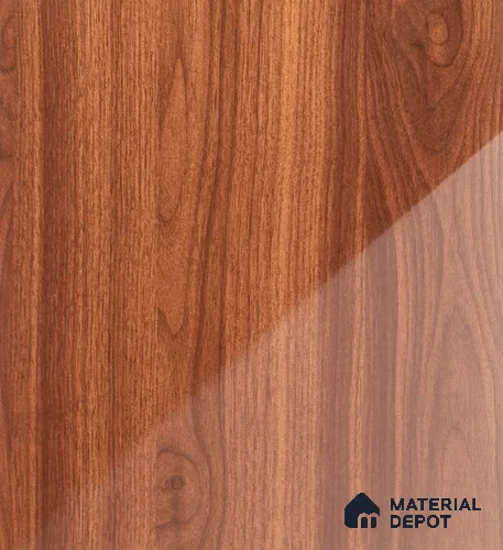 Wooden Look LM 18982 8 ft x 4 ft Glossy Finish Decorative Laminate - 0.8 mm | Suitable for TV Unit, Wardrobe, Kitchen Cabinets