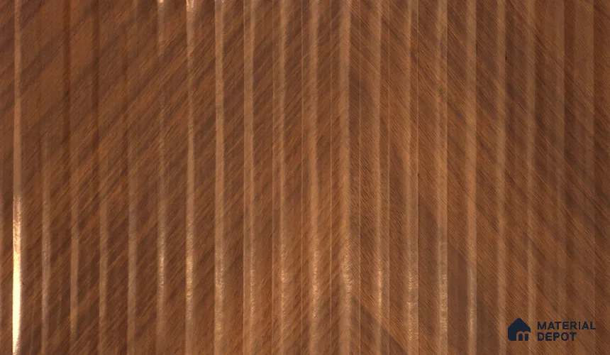 Wooden Fluted LM 18917 8 ft x 4 ft Texture Finish Decorative Laminate - 0.8 mm | Suitable for TV Unit,Wardrobe, Kitchen Cabinets