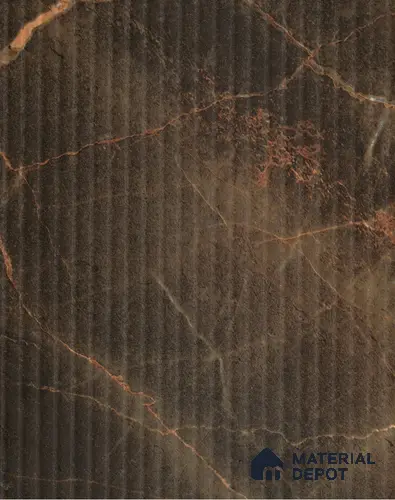 Marble Fluted LM 18936 8 ft x 4 ft Texture Finish Decorative Laminate - 0.8 mm | Suitable for TV Unit,Wardrobe, Kitchen Cabinets