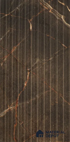 Marble Fluted LM 18832 8 ft x 4 ft Texture Finish Decorative Laminate - 0.8 mm | Suitable for TV Unit,Wardrobe, Kitchen Cabinets