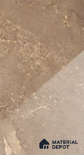 Brown Marble Look LM 18978 8 ft x 4 ft Glossy Finish Decorative Laminate - 0.8 mm | Suitable for TV Unit, Wardrobe, Kitchen Cabinets