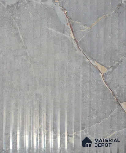 Marble Fluted LM 18914 8 ft x 4 ft Texture Finish Decorative Laminate - 0.8 mm | Suitable for TV Unit,Wardrobe, Kitchen Cabinets