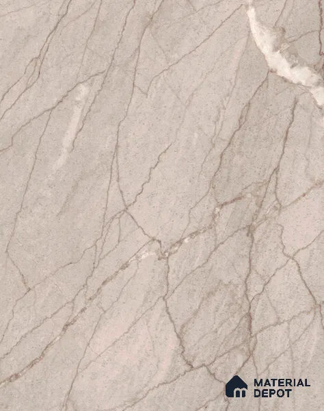 Beige Marble Look LM 18951 8 ft x 4 ft Matte Finish Decorative Laminate - 0.8 mm | Suitable for TV Unit, Wardrobe, Kitchen Cabinets