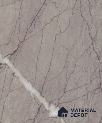Grey Marble Look LM 18950 8 ft x 4 ft Matte Finish Decorative Laminate - 0.8 mm | Suitable for TV Unit, Wardrobe, Kitchen Cabinets