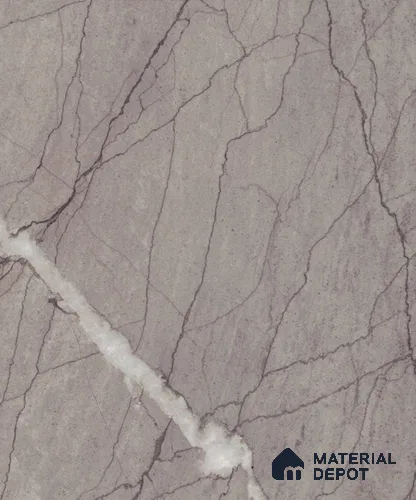 Grey Marble Look LM 18950 8 ft x 4 ft Matte Finish Decorative Laminate - 0.8 mm | Suitable for TV Unit, Wardrobe, Kitchen Cabinets