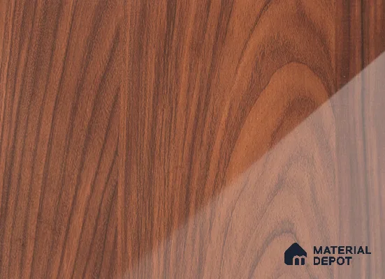 Wooden Look LM 18980 8 ft x 4 ft Glossy Finish Decorative Laminate - 0.8 mm | Suitable for TV Unit, Wardrobe, Kitchen Cabinets