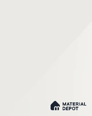 Off White Solid Colors Look LM 18890 8 ft x 4 ft Glossy Finish Decorative Laminate - 0.8 mm | Suitable for Living Room, Kitchen, Office
