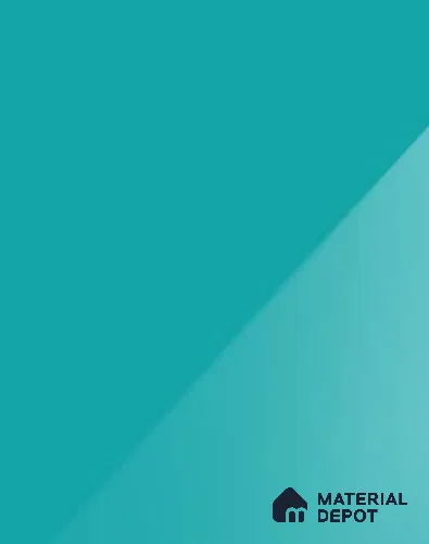 Turquoise Blue Solid Colors Look LM 18894 8 ft x 4 ft Glossy Finish Decorative Laminate - 0.8 mm | Suitable for Living Room, Kitchen, Office
