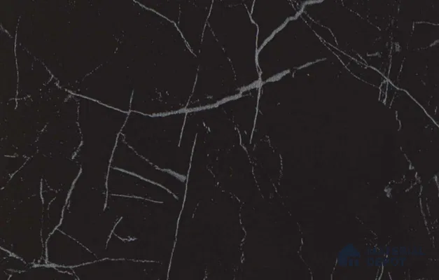 Black Marble Look 9296 SDM 8 ft x 4 ft Texture Finish Decorative Laminate - 1 mm | Suitable for TV Unit, Wardrobe, Kitchen Cabinets