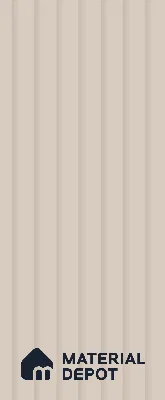 Light Beige Fluted Solid Color 9331 SPL 8 ft x 4 ft Texture Finish Decorative Laminate - 1 mm | Suitable for TV Unit,Wardrobe, Kitchen Cabinets