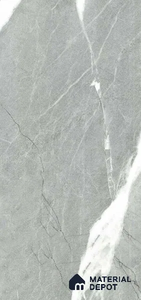 Grey Marble Look 9347 SHG 8 ft x 4 ft High Gloss Finish Decorative Laminate - 1 mm | Suitable for TV Unit, Wardrobe, Kitchen Cabinets