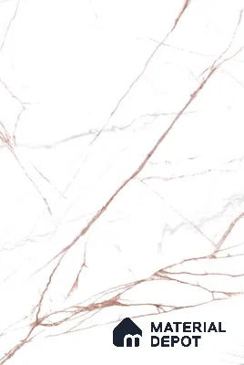 White Marble Look 9351 SDM 8 ft x 4 ft Matte Finish Decorative Laminate - 1 mm | Suitable for TV Unit, Wardrobe, Kitchen Cabinets