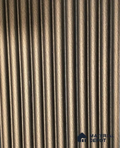 Brown Plain Colour Louver PN 01464 8 ft x 5 inch Charcoal Panel - 12 mm | Suitable for Feature Wall, TV Unit & Living Room | Width is Subjected to 5% Variation