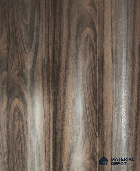 Brown Wooden Louver PN 01438 8 ft x 5 inch Charcoal Panel - 12 mm | Suitable for Feature Wall, TV Unit & Living Room | Width is Subjected to 5% Variation