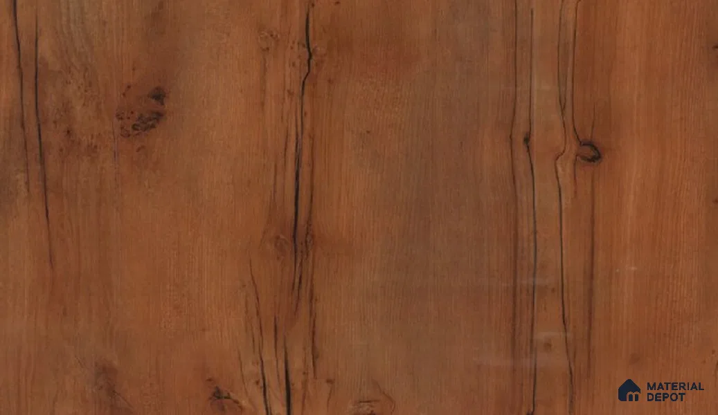 Wooden Look LM 23357 Rustic Cedar 8 ft x 4 ft High Gloss Finish 6H Anti Scratch Acrylic Laminate - 1.5 mm | Suitable for Kitchen Cabinet, TV Unit, Wardrobe