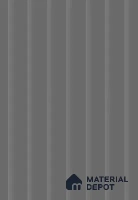 Force Grey Fluted Solid Color SGE 3 8 ft x 4 ft Texture Finish Decorative Laminate - 1 mm | Suitable for TV Unit,Wardrobe, Kitchen Cabinets