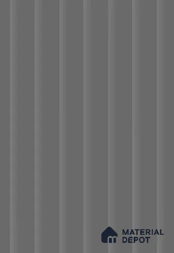 Force Grey Fluted Solid Color SGE 3 8 ft x 4 ft Texture Finish Decorative Laminate - 1 mm | Suitable for TV Unit,Wardrobe, Kitchen Cabinets