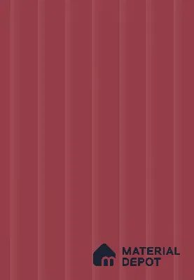 Burgundy Red Fluted Solid Color SGE 6 8 ft x 4 ft Texture Finish Decorative Laminate - 1 mm | Suitable for TV Unit,Wardrobe, Kitchen Cabinets