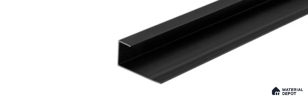 J Profile 20X10 mm Wall Profile Join (Start End Profile) 10 ft length