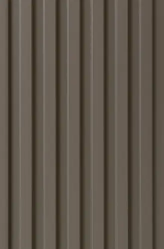 PN 02319 B Leather Brown 9 ft x 0.5 ft Fluted CPC Board - 8 mm