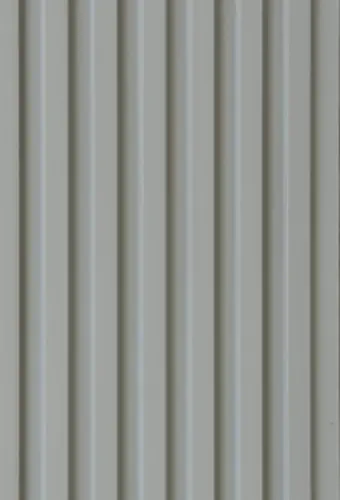 PN 02317 B Light Grey 9 ft x 0.5 ft Fluted CPC Board - 8 mm