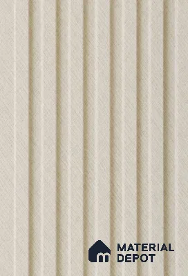 Beige Stone Louver PN 02326 B 9 ft x 6 inch CPC Panel - 8 mm | Suitable for Feature Wall, TV Unit & Living Room | Width is Subjected to 5% Variation