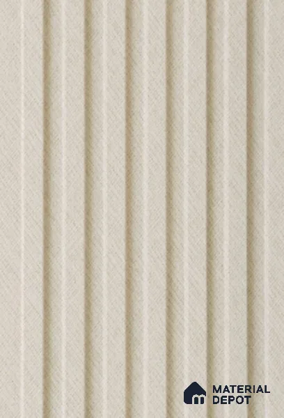 Beige Stone Louver PN 02326 B 9 ft x 6 inch CPC Panel - 8 mm | Suitable for Feature Wall, TV Unit & Living Room | Width is Subjected to 5% Variation