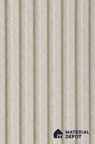 Beige Patterned Louver PN 02327 B 9 ft x 6 inch CPC Panel - 8 mm | Suitable for Feature Wall, TV Unit & Living Room | Width is Subjected to 5% Variation