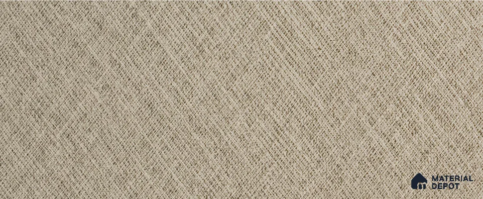 Brown Fabric Louver PN 02328 9.2 ft x 2 ft CPC Panel - 8 mm | Suitable for Feature Wall, TV Unit & Living Room | Width is Subjected to 5% Variation