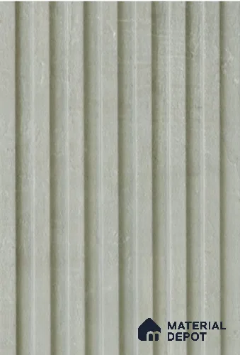 Grey Stone Louver PN 02321 B 9 ft x 6 inch CPC Panel - 8 mm | Suitable for Feature Wall, TV Unit & Living Room | Width is Subjected to 5% Variation