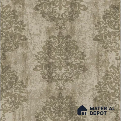 2003 | 10 Meter x 21 Inches Damask Look Wallpaper - 57.41 Sq. Ft. | Minimum 15% wastage during installation