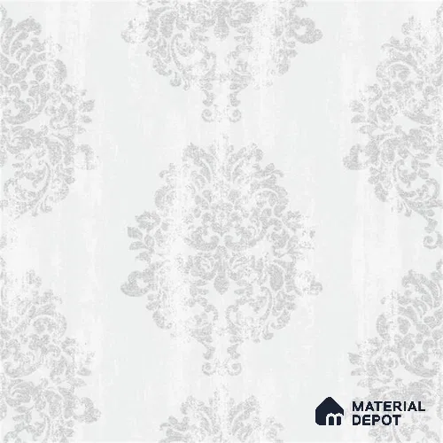 2004 | 10 Meter x 21 Inches Damask Look Wallpaper - 57.41 Sq. Ft. | Minimum 15% wastage during installation