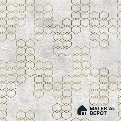2026 | 10 Meter x 21 Inches Geometric Look Wallpaper - 57.41 Sq. Ft. | Minimum 15% wastage during installation