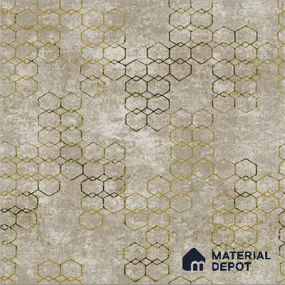 2027 | 10 Meter x 21 Inches Geometric Look Wallpaper - 57.41 Sq. Ft. | Minimum 15% wastage during installation