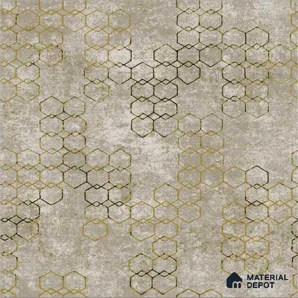 2027 | 10 Meter x 21 Inches Geometric Look Wallpaper - 57.41 Sq. Ft. | Minimum 15% wastage during installation