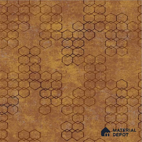 2028 | 10 Meter x 21 Inches Geometric Look Wallpaper - 57.41 Sq. Ft. | Minimum 15% wastage during installation