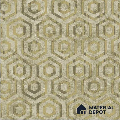 2037 | 10 Meter x 21 Inches Geometric Look Wallpaper - 57.41 Sq. Ft. | Minimum 15% wastage during installation