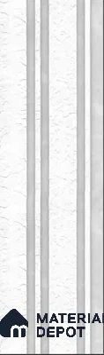 White Stone Louver S5 158 8 ft x 4.9 inch Charcoal Panel - 12 mm | Suitable for Feature Wall, TV Unit & Living Room | Width is Subjected to 5% Variation