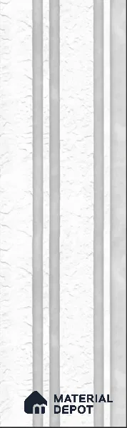 White Stone Louver S5 158 8 ft x 4.9 inch Charcoal Panel - 12 mm | Suitable for Feature Wall, TV Unit & Living Room | Width is Subjected to 5% Variation