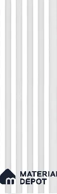 White Plain Colour Louver S5 164 8 ft x 4.9 inch Charcoal Panel - 12 mm | Suitable for Feature Wall, TV Unit & Living Room | Width is Subjected to 5% Variation