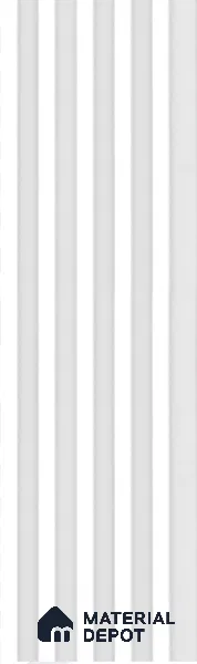 White Plain Colour Louver S5 164 8 ft x 4.9 inch Charcoal Panel - 12 mm | Suitable for Feature Wall, TV Unit & Living Room | Width is Subjected to 5% Variation